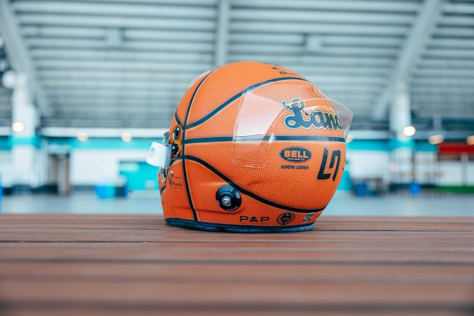Lando Norris usará capacete personalizado de bola de basquete no GP de Miami