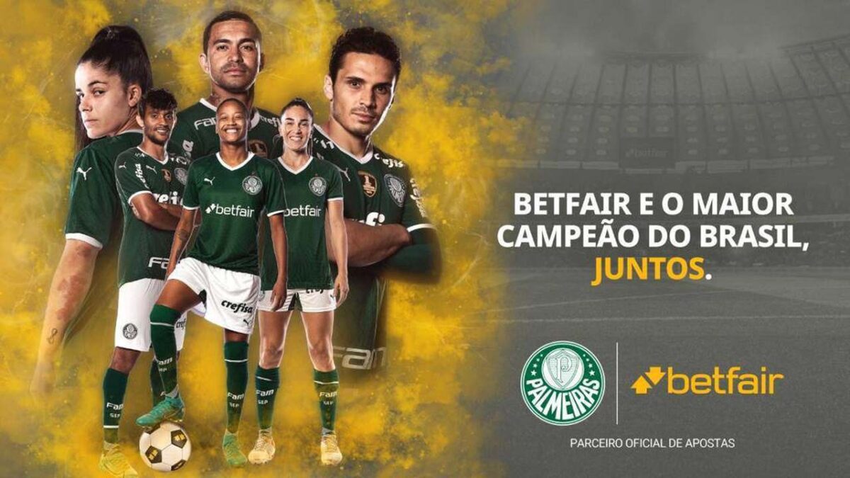 Betfair assume lugar da Crefisa como patrocinadora máster de time feminino do Palmeiras
