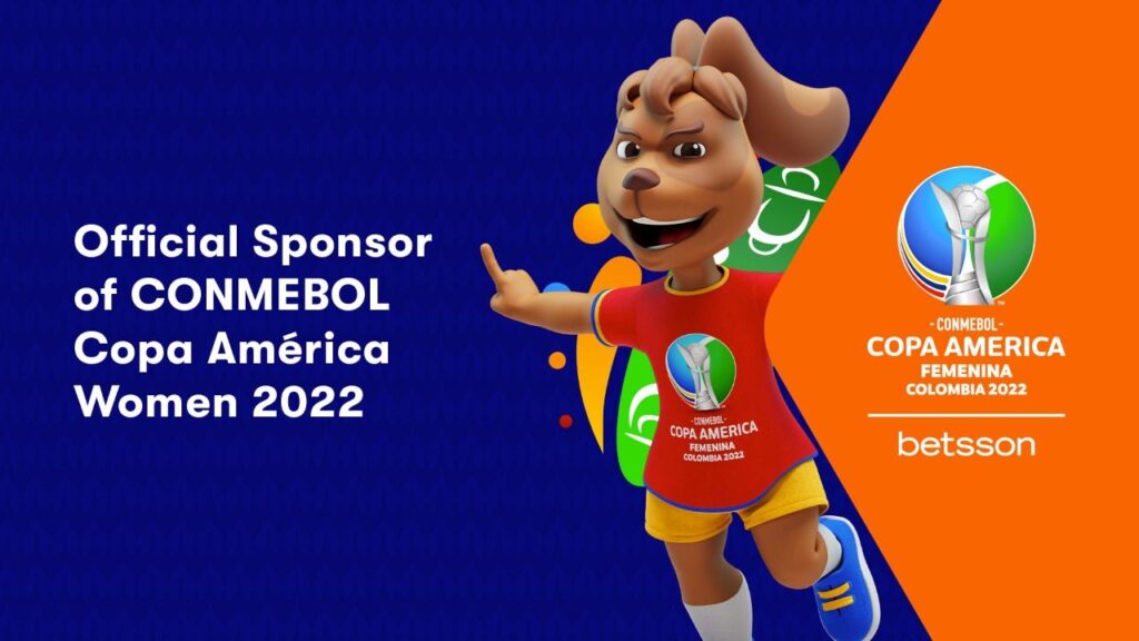 Casa de apostas Betsson é a nova patrocinadora da Copa América Feminina 2022