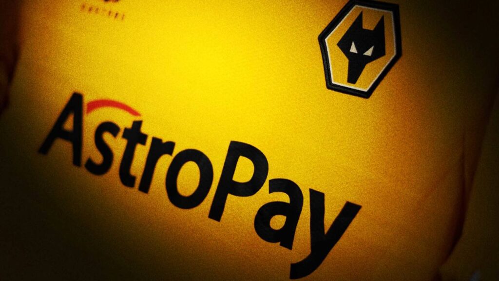 Wolverhampton fecha patrocínio máster com AstroPay