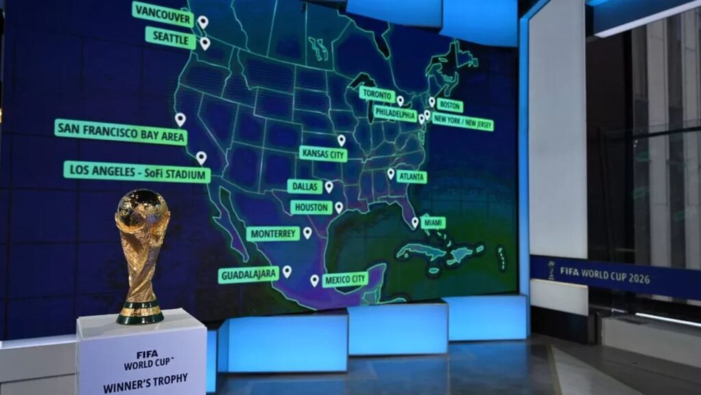 Saiba as cidades que receberão os jogos da Copa do Mundo de 2026