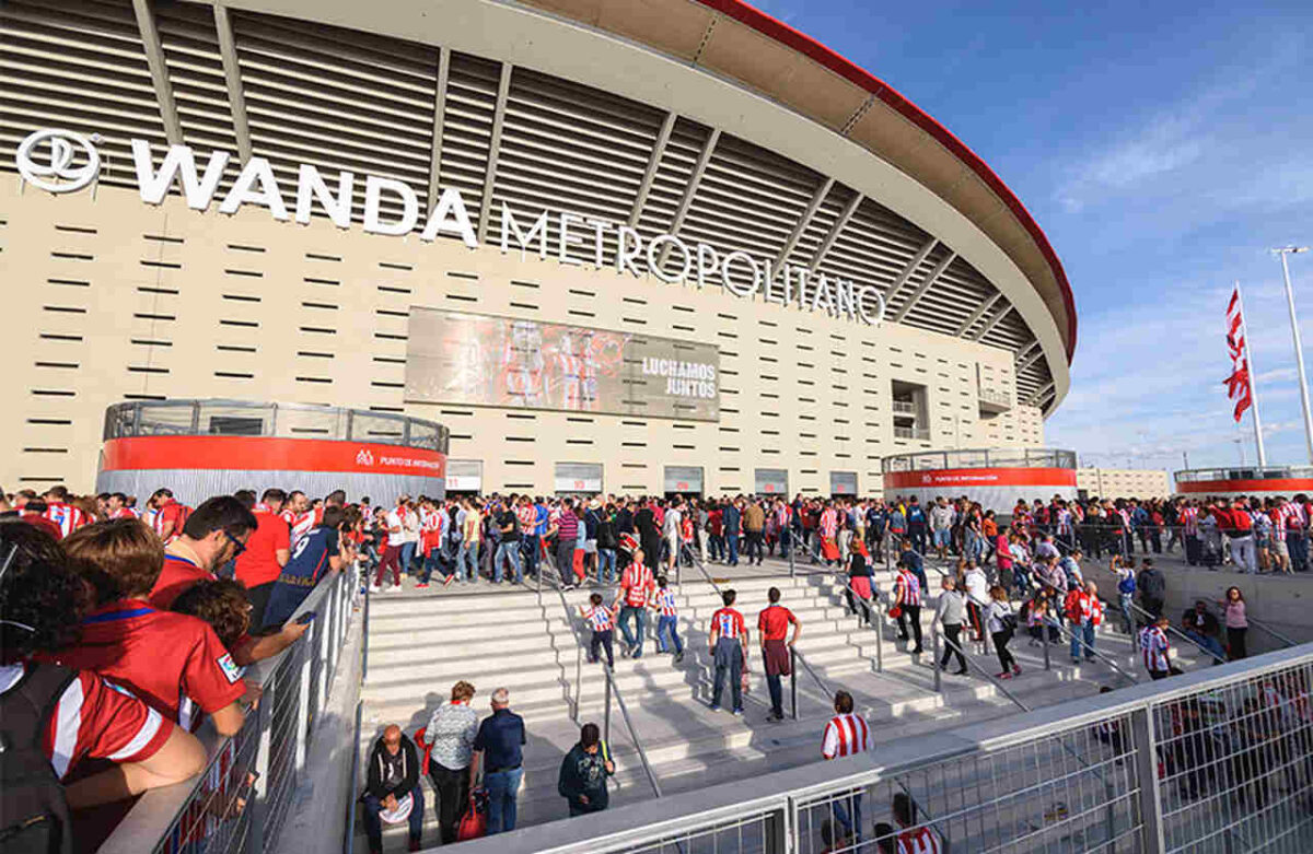 Com o fim do acordo com o Wanda, Atlético de Madrid negocia novo naming right