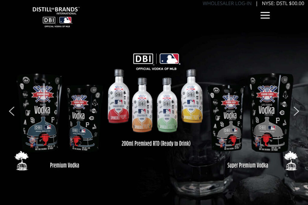 Distill é a nova vodka oficial da MLB
