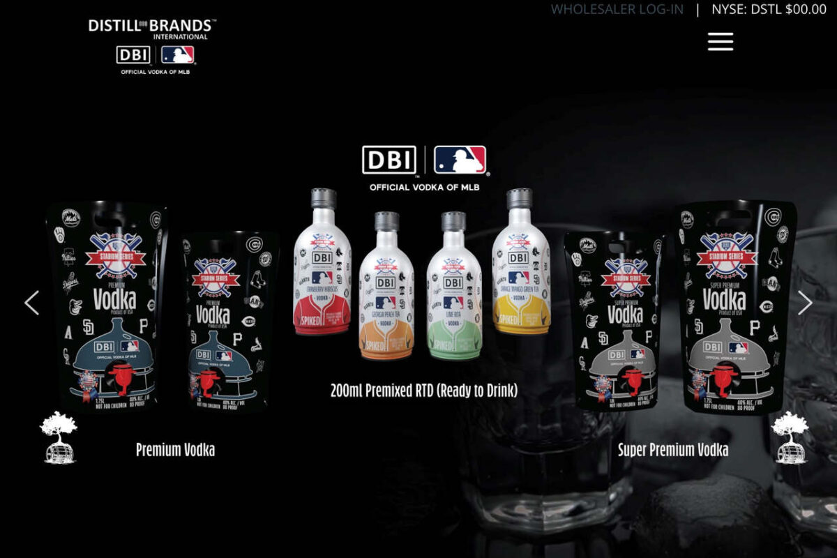 Distill é a nova vodka oficial da MLB