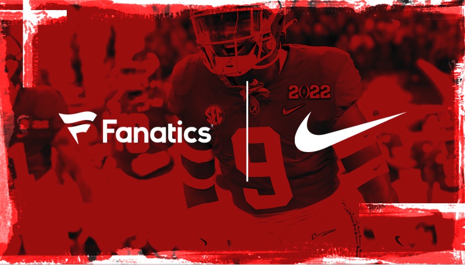 Com foco em esportes universitários nos EUA, Fanatics e Nike fecham parceria