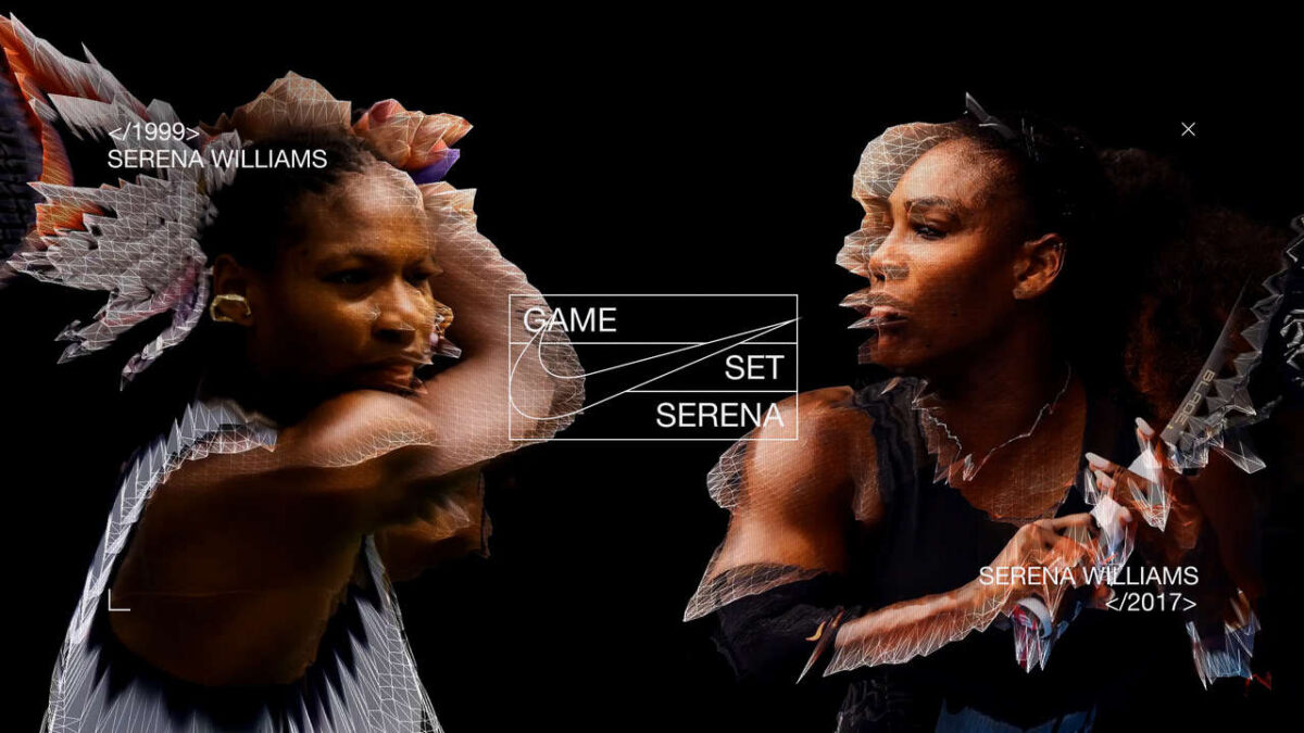 Nike usa machine learning para criar jogo da Serena Williams de 1999 contra a de 2017