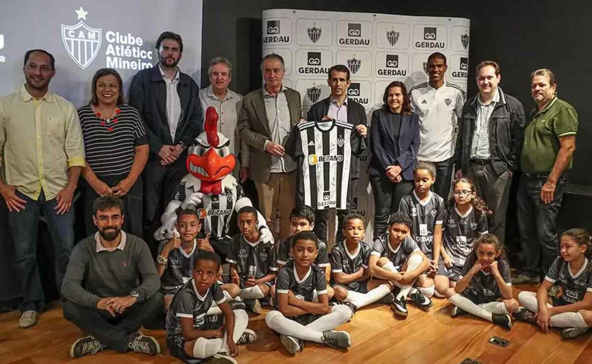 Atlético-MG e Gerdau renovam parceria para as categorias de base do clube