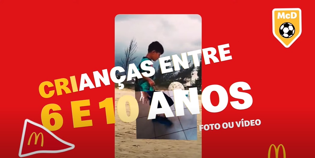 McDonald’s convoca crianças para participar da campanha para Copa do Catar