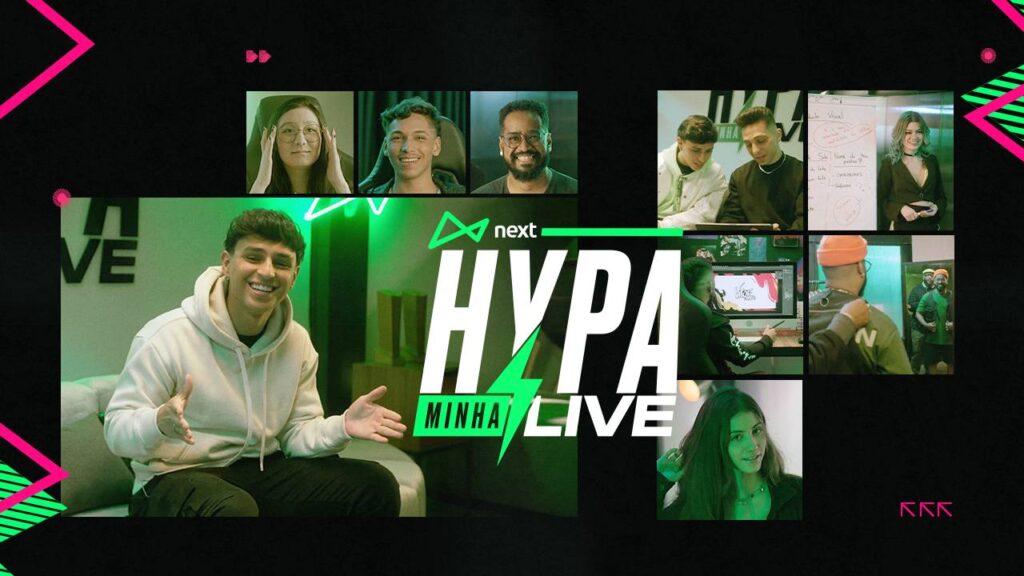 Para impulsionar streamers iniciantes, Next e Nobru lançam websérie “Hypa minha live”
