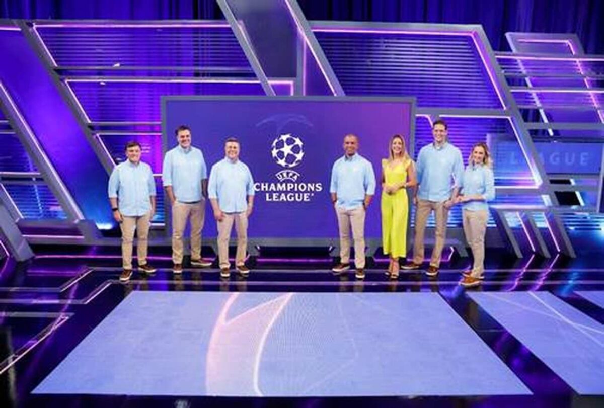 SBT divulga primeiros jogos que transmitirá na Champions League 2022/23