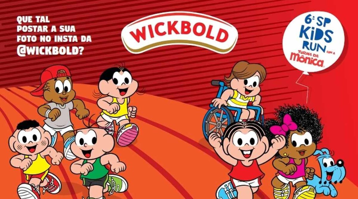 Wickbold patrocina corrida infantil da Turma da Mônica