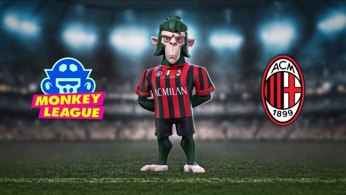 Milan e MonkeyLeague anunciam parceria em jogo com uso de NFTs