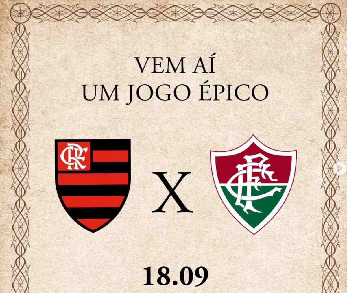 “O Senhor dos Anéis: Os Anéis de Poder” une perfis de Flamengo e Fluminense