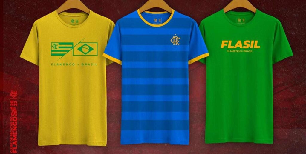 Com venda no Mercado Livre, Flamengo terá edição limitada de camisa com cores do Brasil