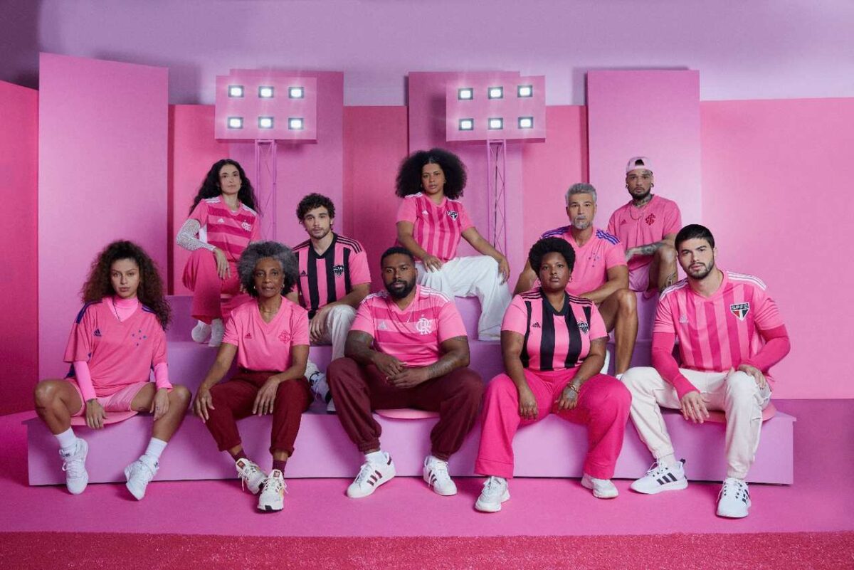 adidas ativa Outubro Rosa e une clubes brasileiros na prevenção do câncer de mama