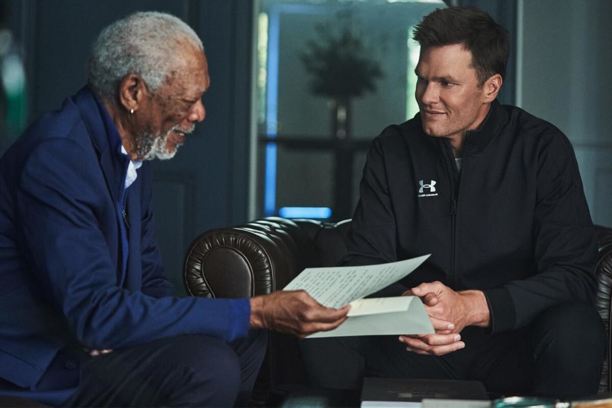 Com Tom Brady e Morgan Freeman, campanha da Under Armour busca incentivar novos atletas