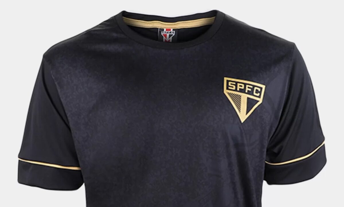 Braziline lança camisa preta e dourada para homenagear torcedores do São Paulo