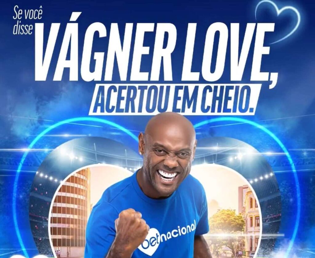 Vágner Love é novo embaixador do site de apostas Betnacional