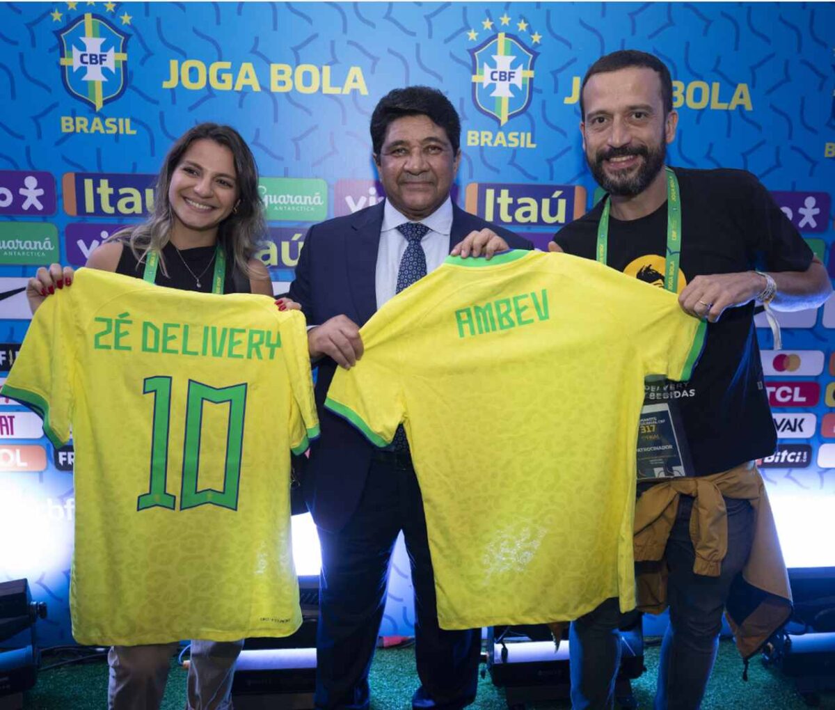 Zé Delivery fecha com a CBF e será o delivery oficial de bebidas da Seleção Brasileira