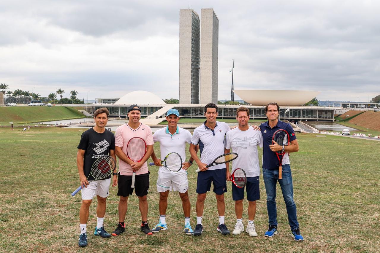 Con la etapa del ATP Champions Tour, Brasilia regresa al calendario mundial de tenis