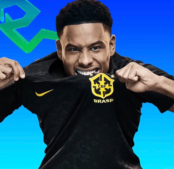Nike disponibiliza camisa preta da Seleção Brasileira em seu e-commerce