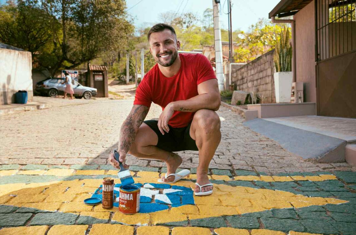 Brahma ativa Copa do Mundo com ação que premiará melhores pinturas de rua