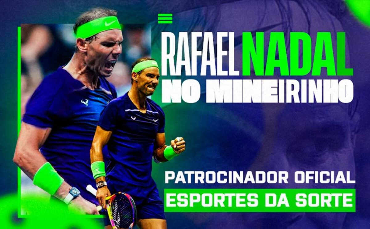 Esportes da Sorte será patrocinador máster do jogo de Rafael Nadal no Brasil