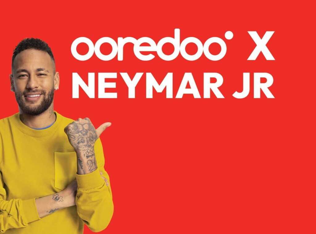 Neymar Jr é o novo embaixador da Ooredoo