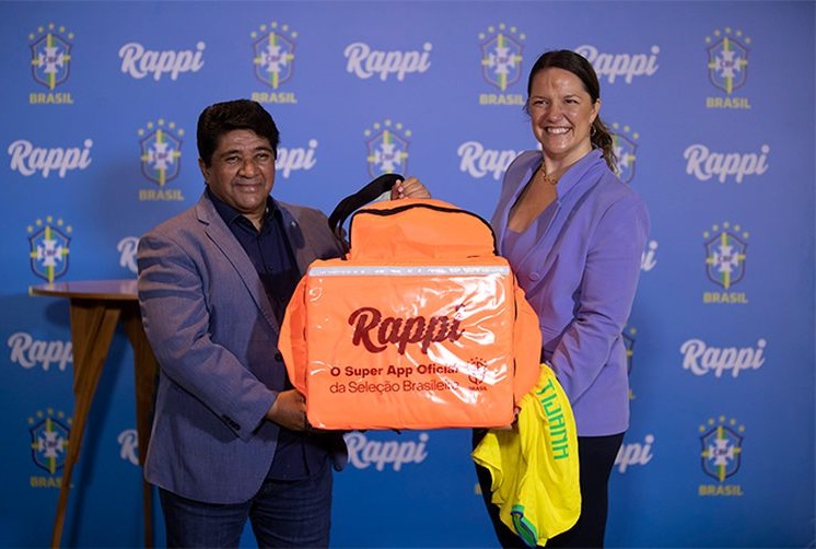 Rappi é a nova patrocinadora da Seleção Brasileira