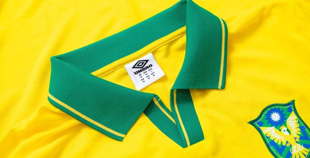 CBF entrará na Justiça contra Umbro por lançar camisa inspirada na seleção brasileira de 94