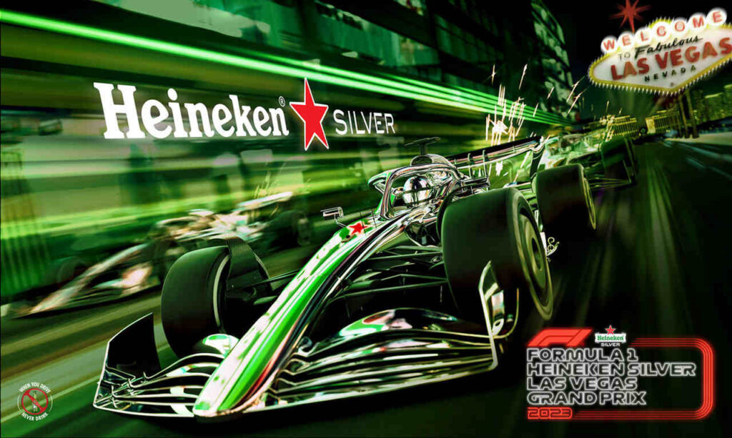 Heineken fecha naming rights do GP de Las Vegas 2023 de Fórmula 1