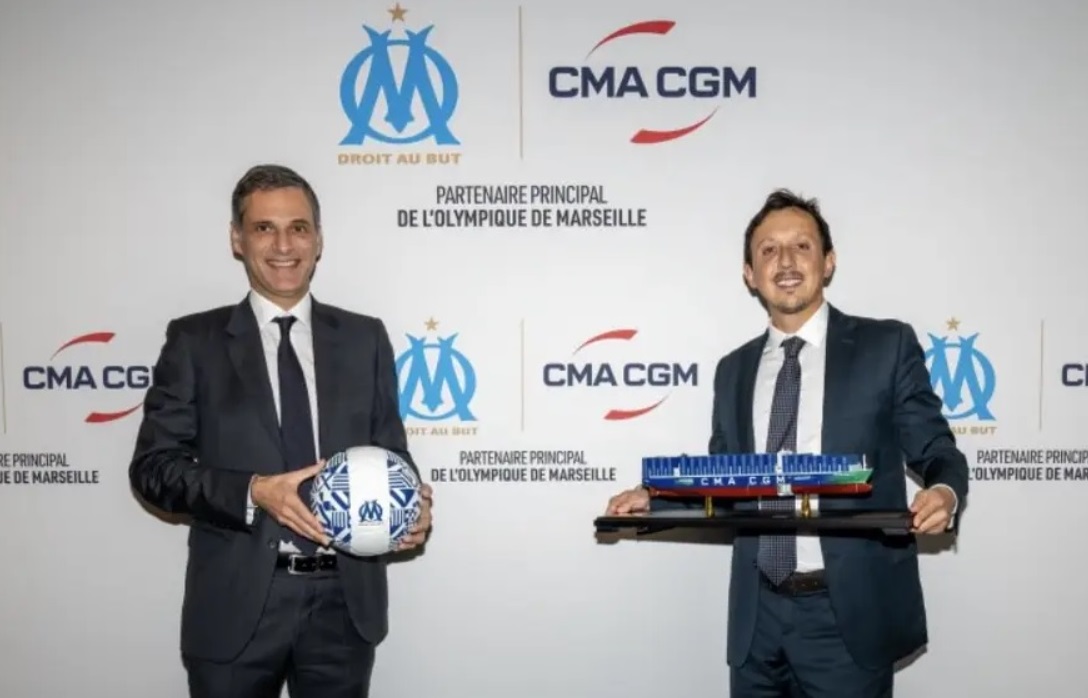 Olympique de Marseille anuncia patrocínio máster com CMA CGM