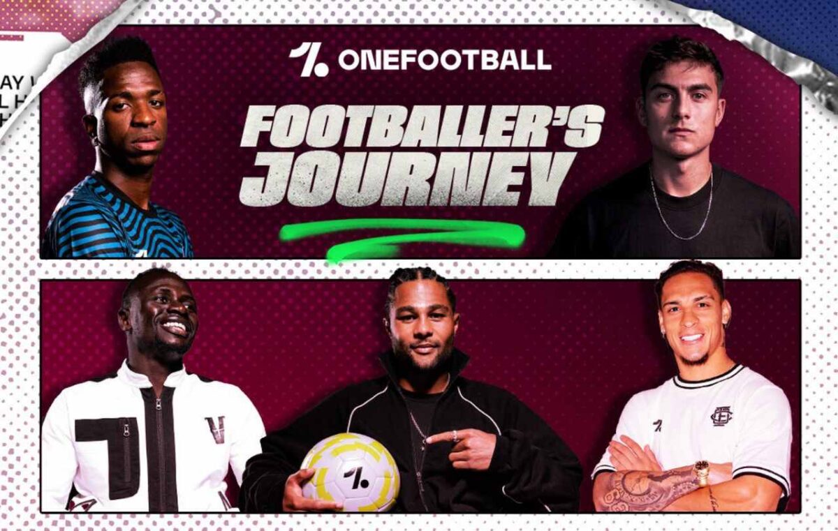 Vini Jr, Sadio Mané e João Félix protagonizam coleção “Footballer’s Journey” do OneFootball