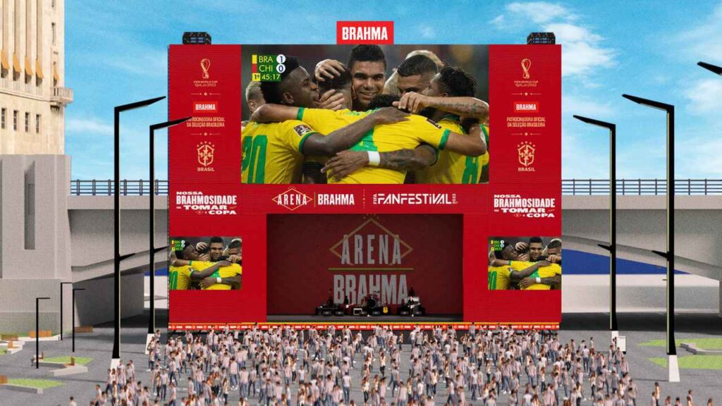 Brahma traz para o Brasil as Fifa Fan Festivals oficiais da Copa do Mundo 2022