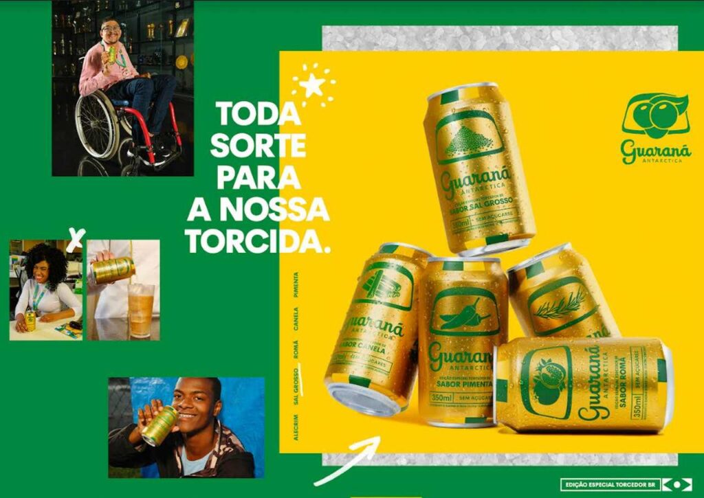 Guaraná lança sabores inspirados em simpatias da torcida para apoiar Seleção Brasileira