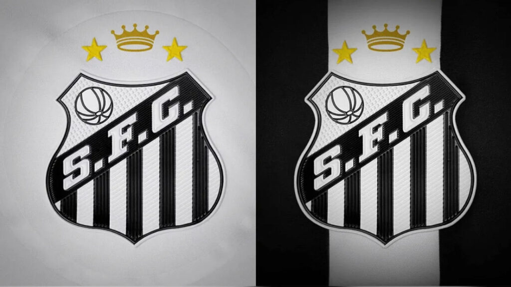 Santos terá coroa de Pelé em novo escudo