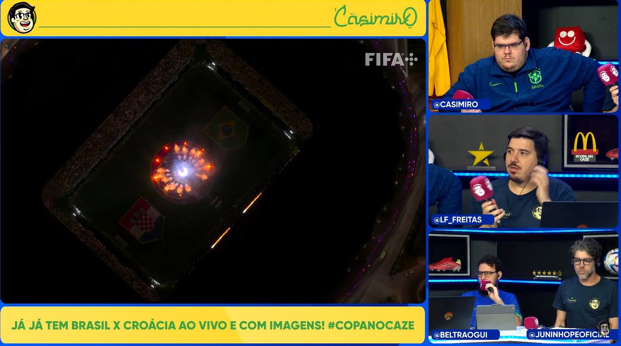 BRASIL x CROÁCIA AO VIVO Copa do Mundo 2022