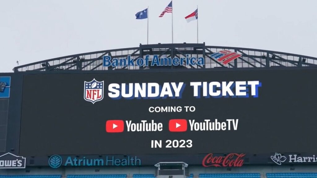 YouTube vence concorrência e compra o pacote Sunday Ticket da NFL