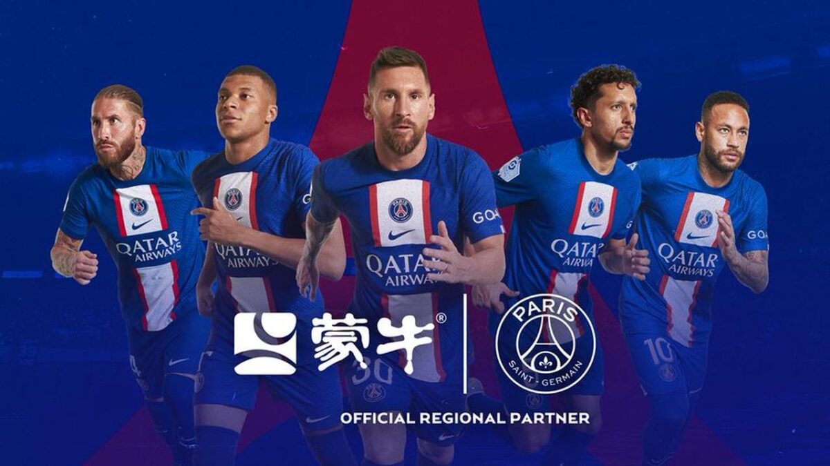 Patrocinador da Copa do Mundo, Mengniu é o novo parceiro regional do PSG na China