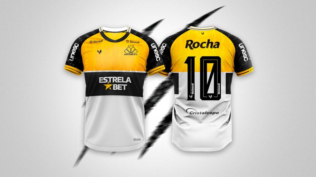 Com decisão da torcida, Criciúma apresenta novo uniforme principal da temporada 2023