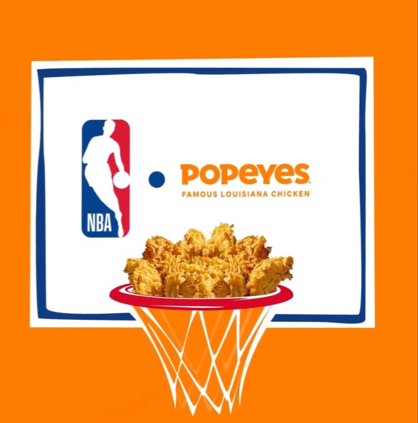 POPEYES é o novo patrocinador oficial da NBA no Brasil