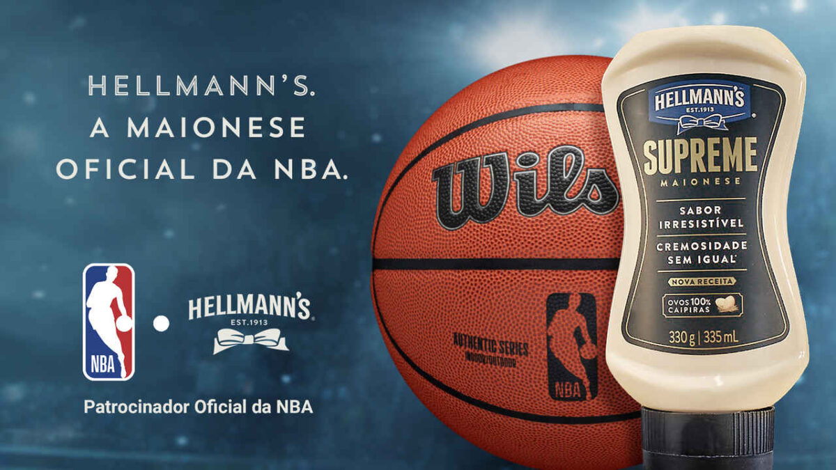 NBA fecha parceria com Hellmann’s no Brasil até o fim da temporada 2022/23