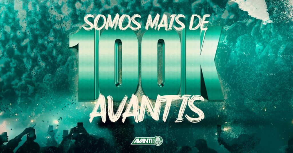 Palmeiras ultrapassa marca de 100 mil sócios-torcedores no Avanti