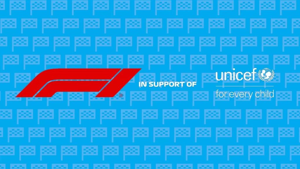 Fórmula 1 une forças com UNICEF para ajudar crianças vulneráveis em todo o mundo