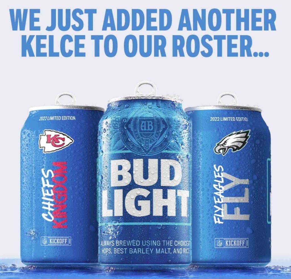 Bud Light patrocina Donna Kelce, mãe que terá filhos disputando o Super Bowl de lados opostos pela 1ª vez na NFL