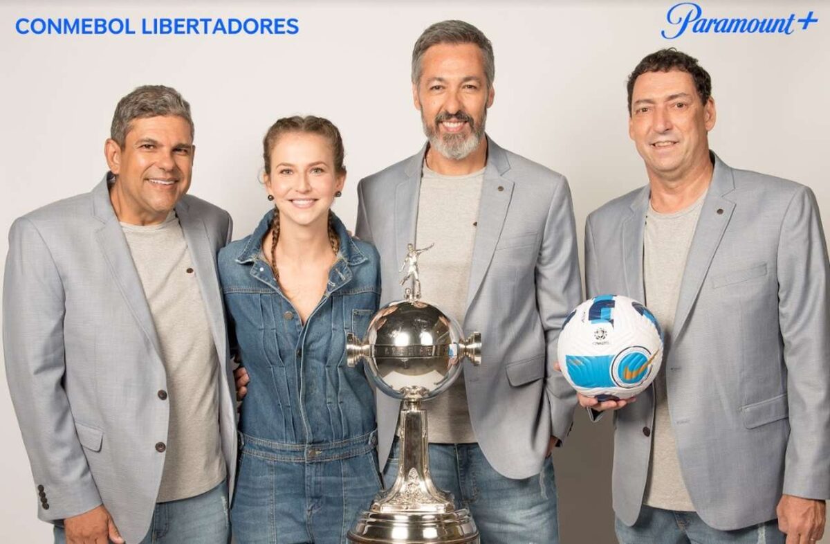 Paramount+ apresenta equipe para transmissão da Libertadores e Sul-Americana