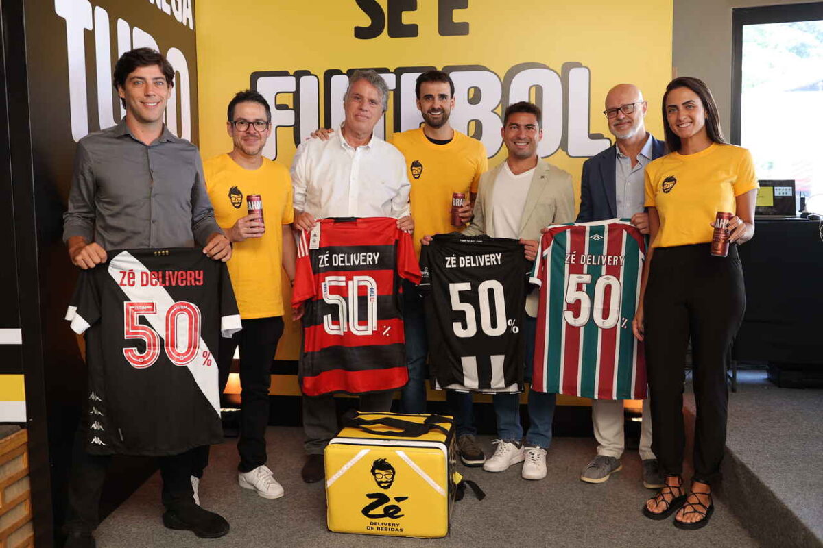 Zé Delivery fecha parceria com Botafogo, Flamengo, Fluminense e Vasco
