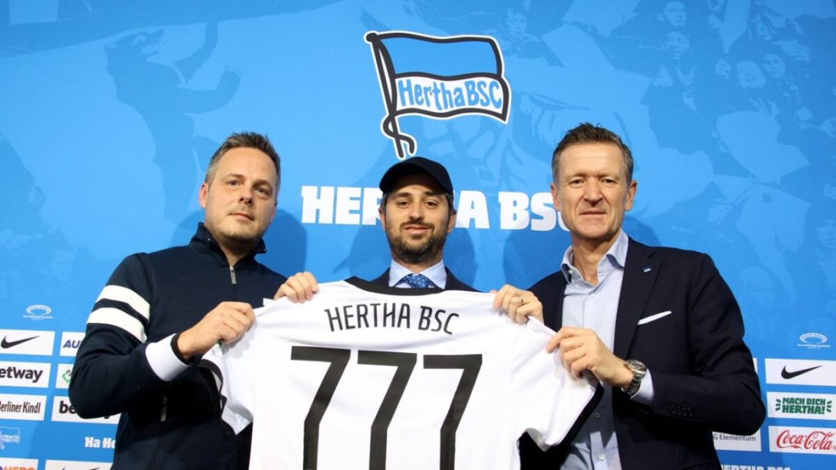 777 Partners oficializa a compra de 64.7% do Hertha Berlin