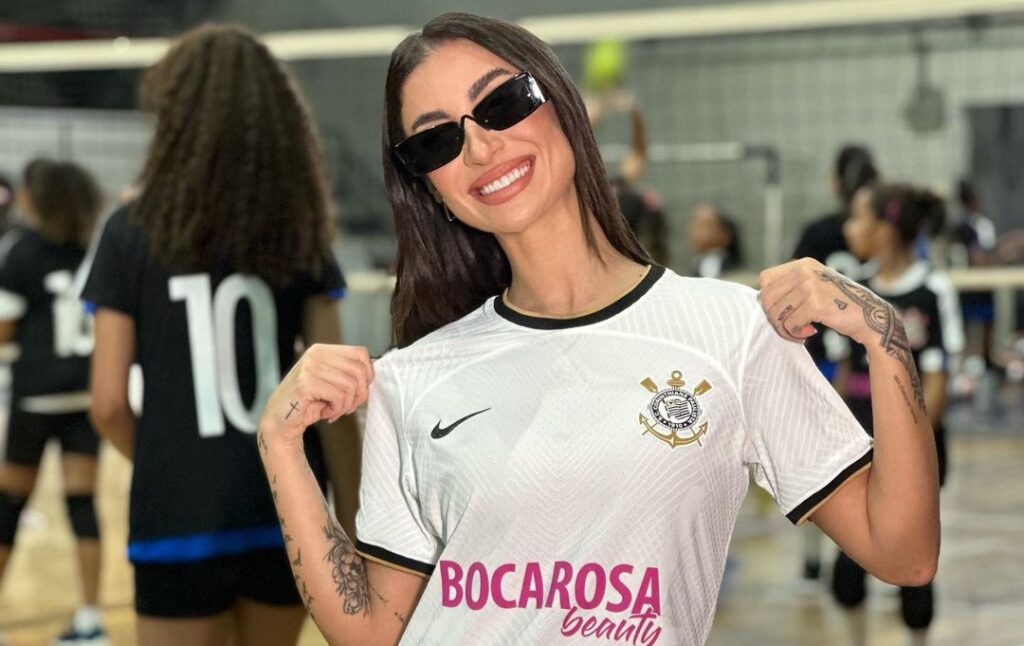 Boca Rosa Beauty, empresa de Bianca Andrade, é a nova patrocinadora do vôlei do Corinthians