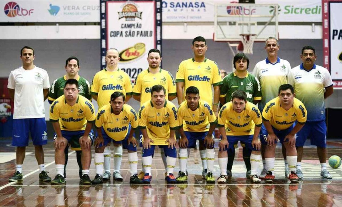 Gillette promoverá amistoso para celebrar patrocínio à seleção brasileira de Futsal Down